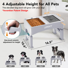 UPSKY bouton reglable hauteur pour ajustement rapide.