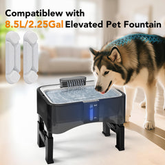 Upsky filtre eau chien charbon activé réduit les odeurs et impuretés.