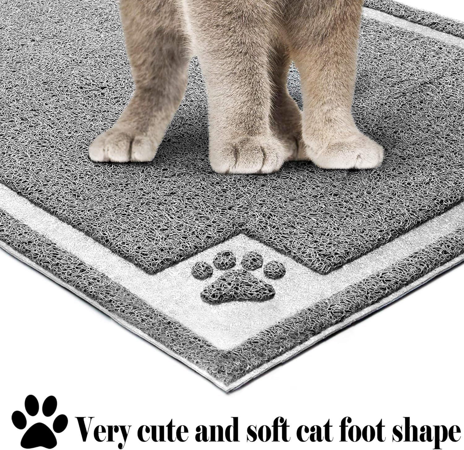 UPSKY fond-antiderapant tapis-litière reste en place sur le sol.