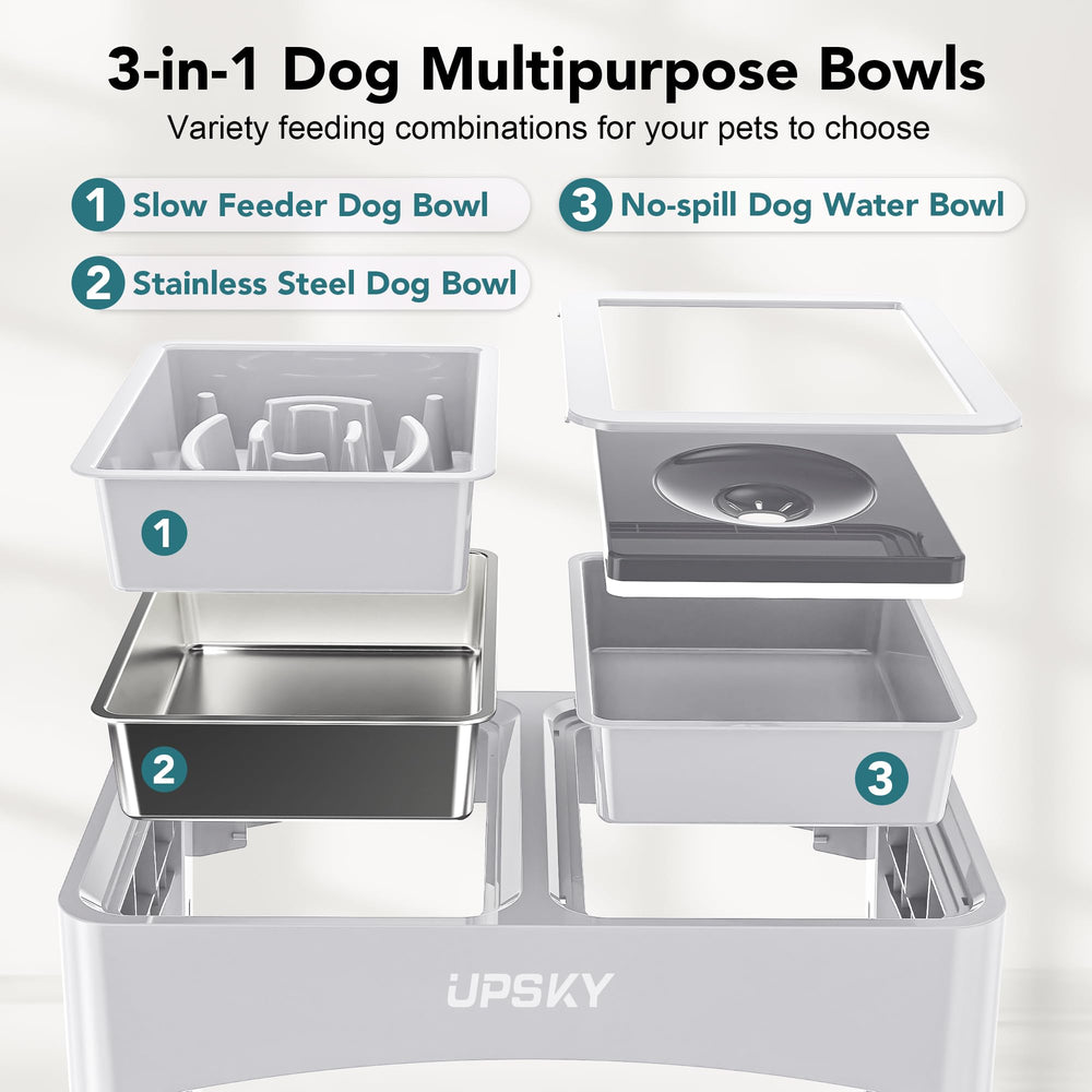 UPSKY gamelle anti-glouton ralentit l'alimentation.