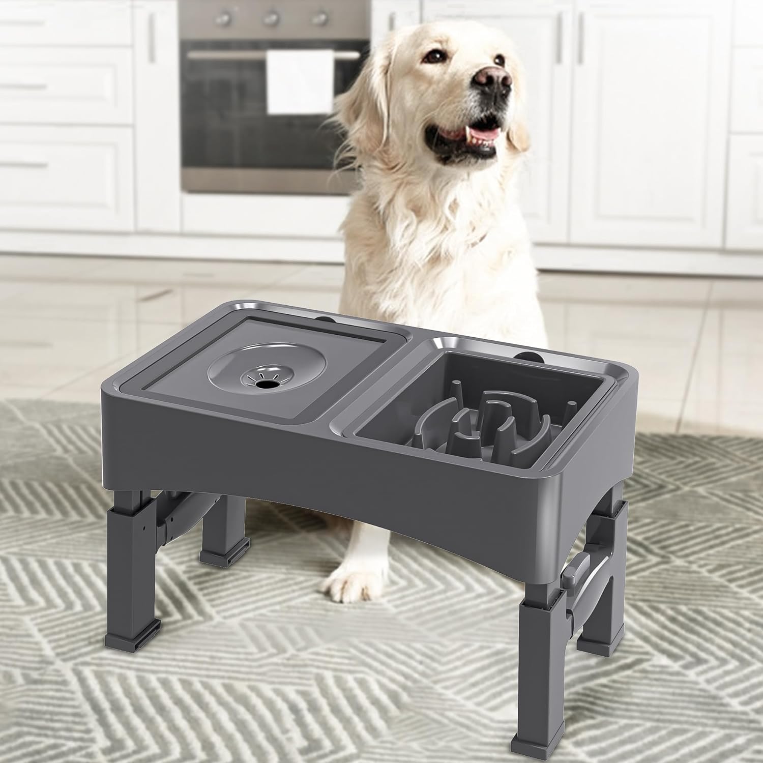 Upsky hauteur ajustable améliore la posture lors des repas