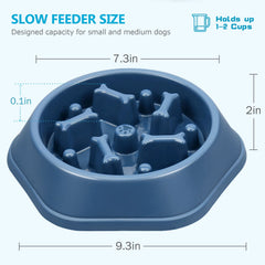 UPSKY slow feeder pour chien vert, pratique et anti-glouton.