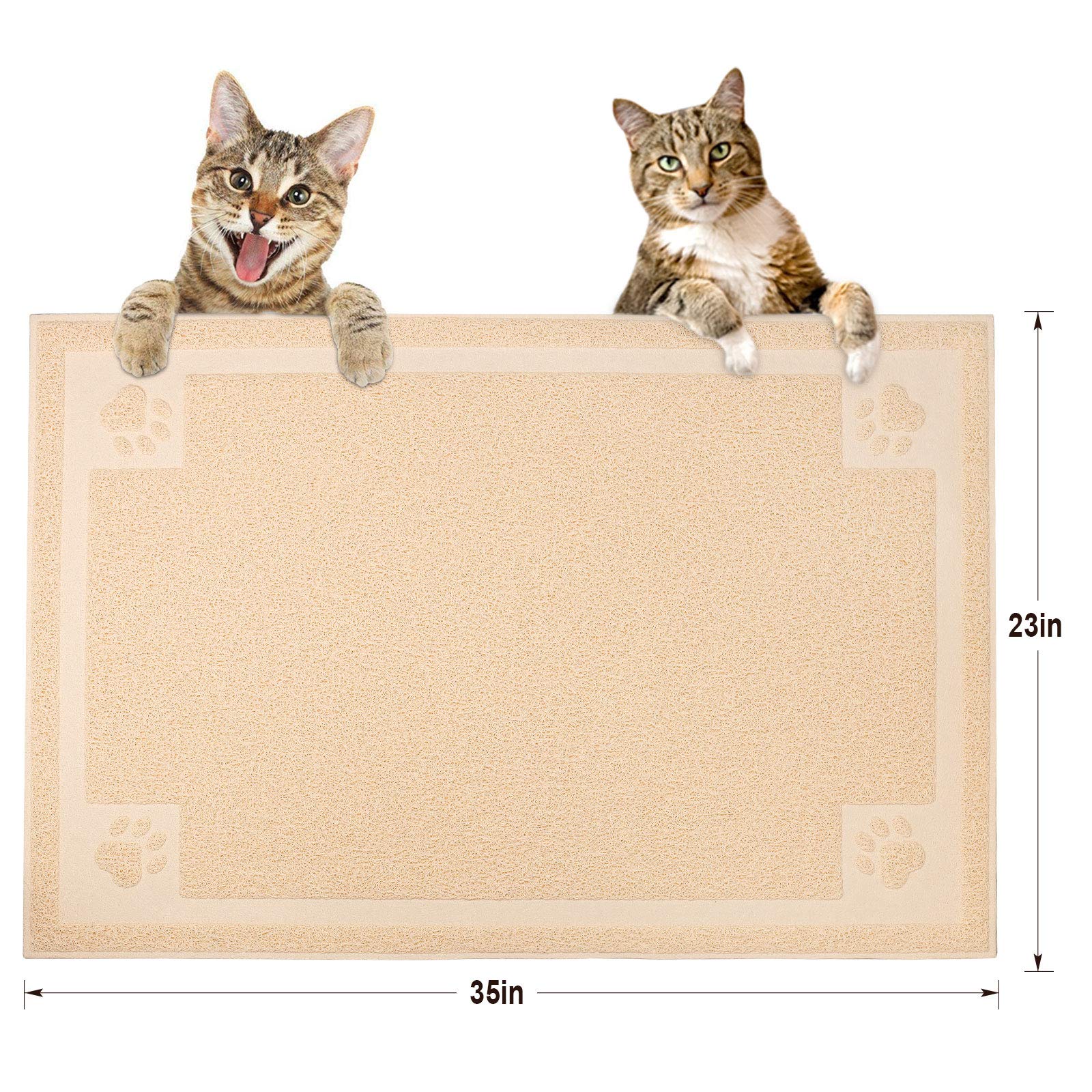 UPSKY tapis-litière anti-glisse reste en place pendant les passages.