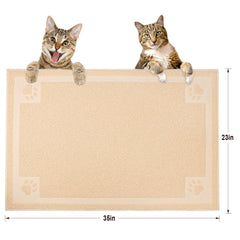 UPSKY tapis-litière anti-glisse reste en place pendant les passages.