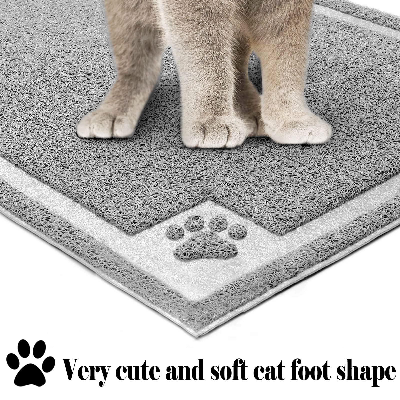 Upsky tapis litière chat – design original pour ramasser les grains.