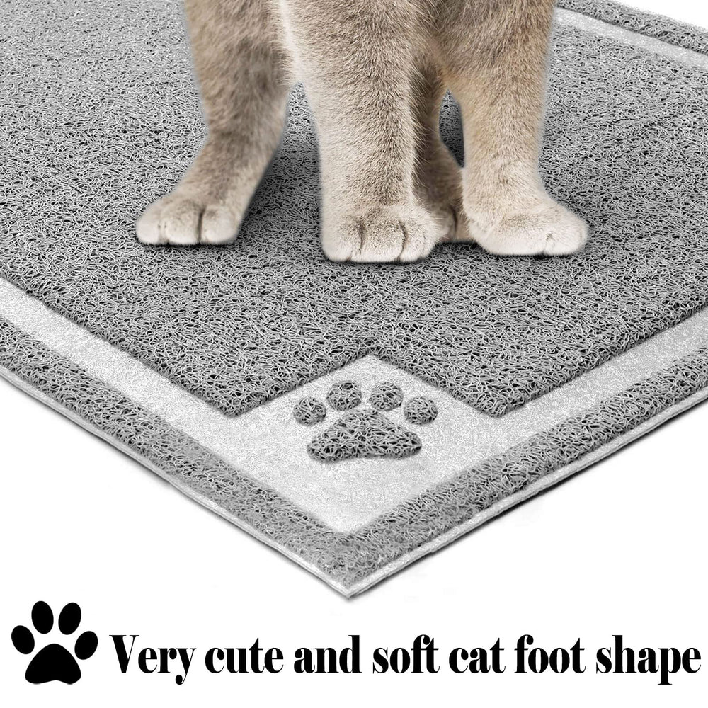 Upsky tapis litière chat – design original pour ramasser les grains.