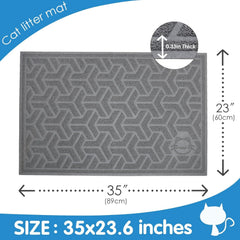 Tapis UPSKY imperméable, protège les sols des éclaboussures.