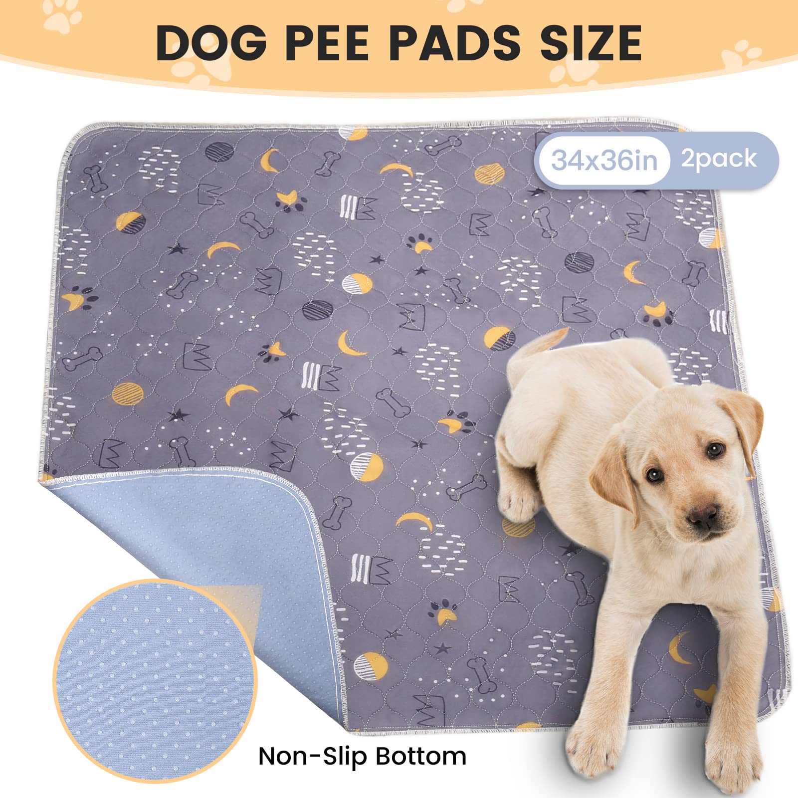 UPSKY tapis réutilisable pour chien, lavable en machine.