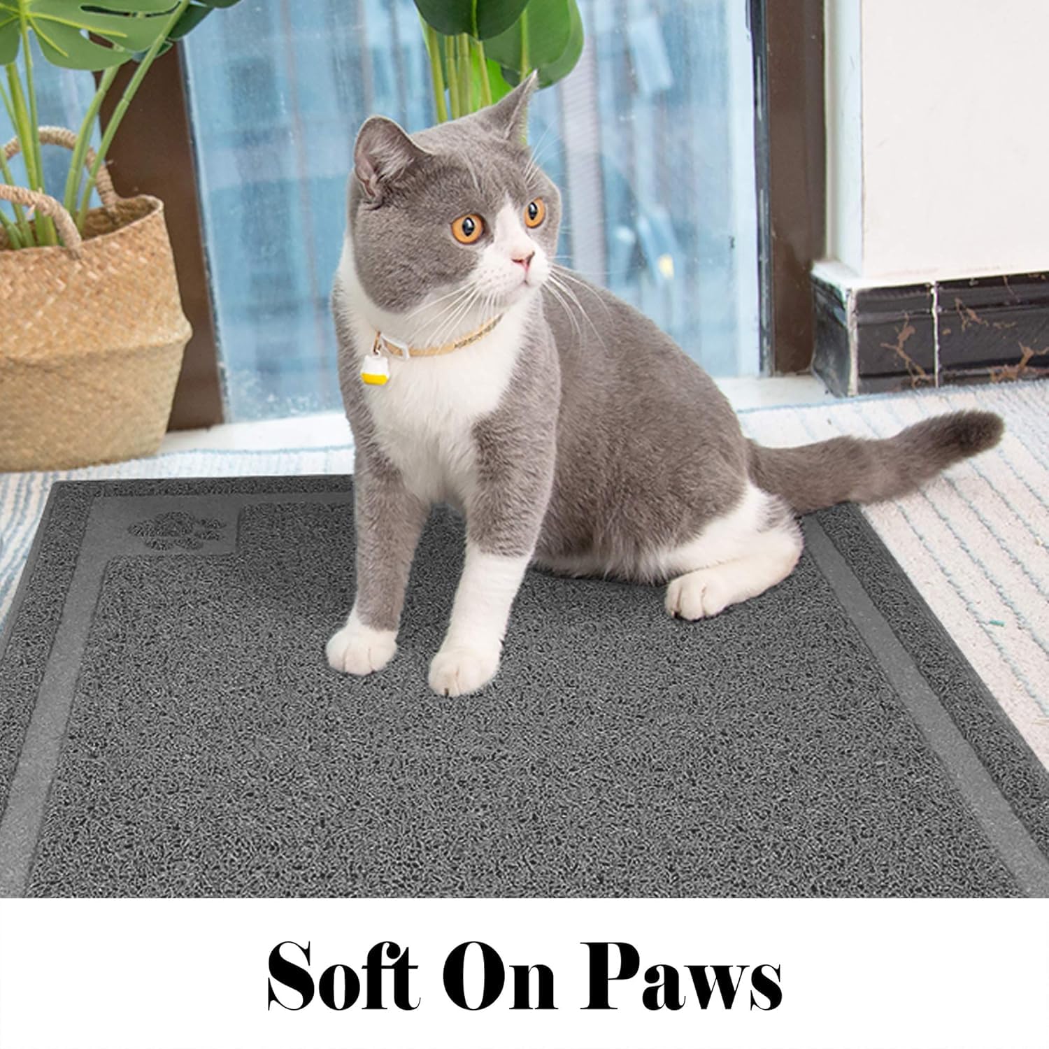 UPSKY texture-douce-pattes tapis-litière offre douceur et confort aux pattes.