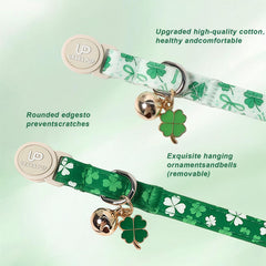 UP URARA PUP collier tréfle chat, cloche pour repérer le chat discrètement.