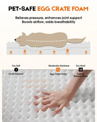 Coussin Upvilla orthopedique en mousse 3.0, repartit le poids et confort.