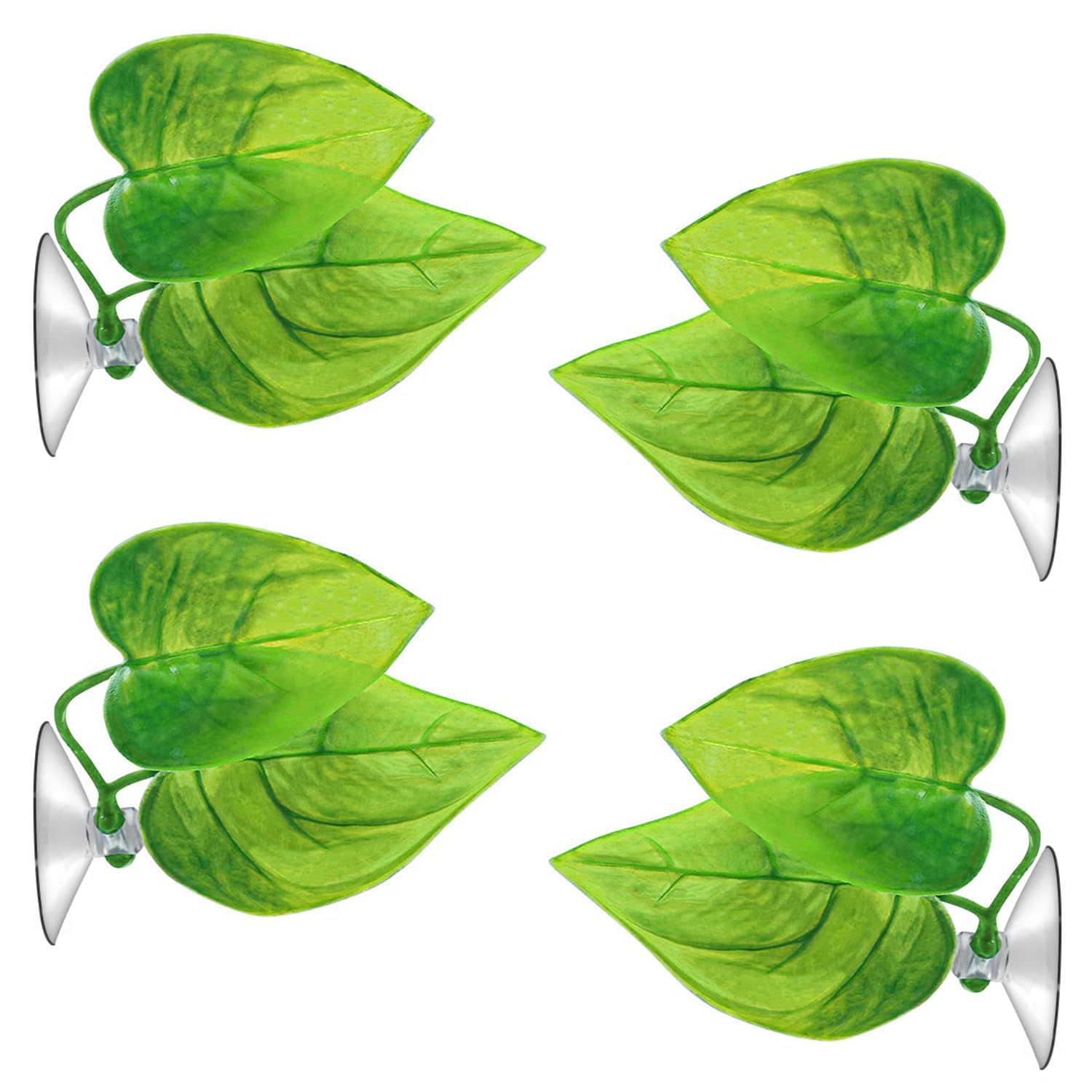 URATOT tapis-feuille-betta pack4 ensemble pour habitat naturel du betta