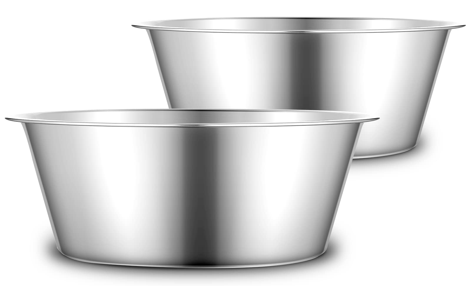 Gros plan URBUDDIES sur une gamelle inox 1,1 gallon pour grands chiens, hydratation pratique.