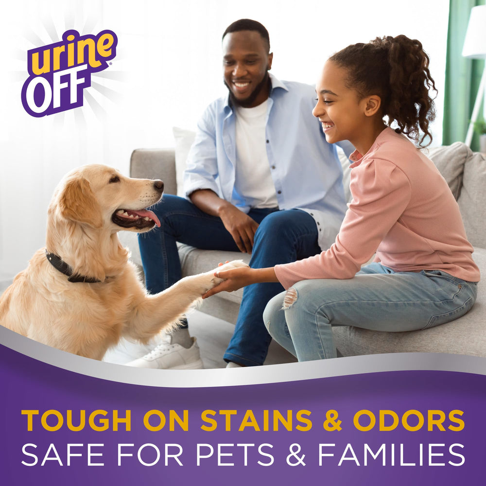 UrineOFF formule sûre pour animaux—propre et sans danger domestique.