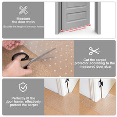 Protecteur de tapis en PVC Uross, usage quotidien pratique.