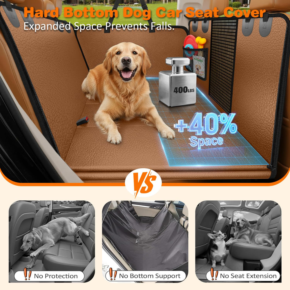 URPOWER base rigide offre un espace securise pour votre chien pendant le trajet.