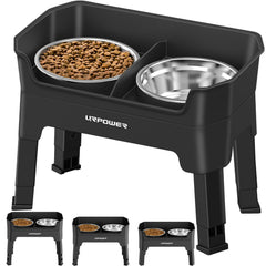 UrPower gamelles surélevées 3-en-1 pour chien, pratique et polyvalentes.