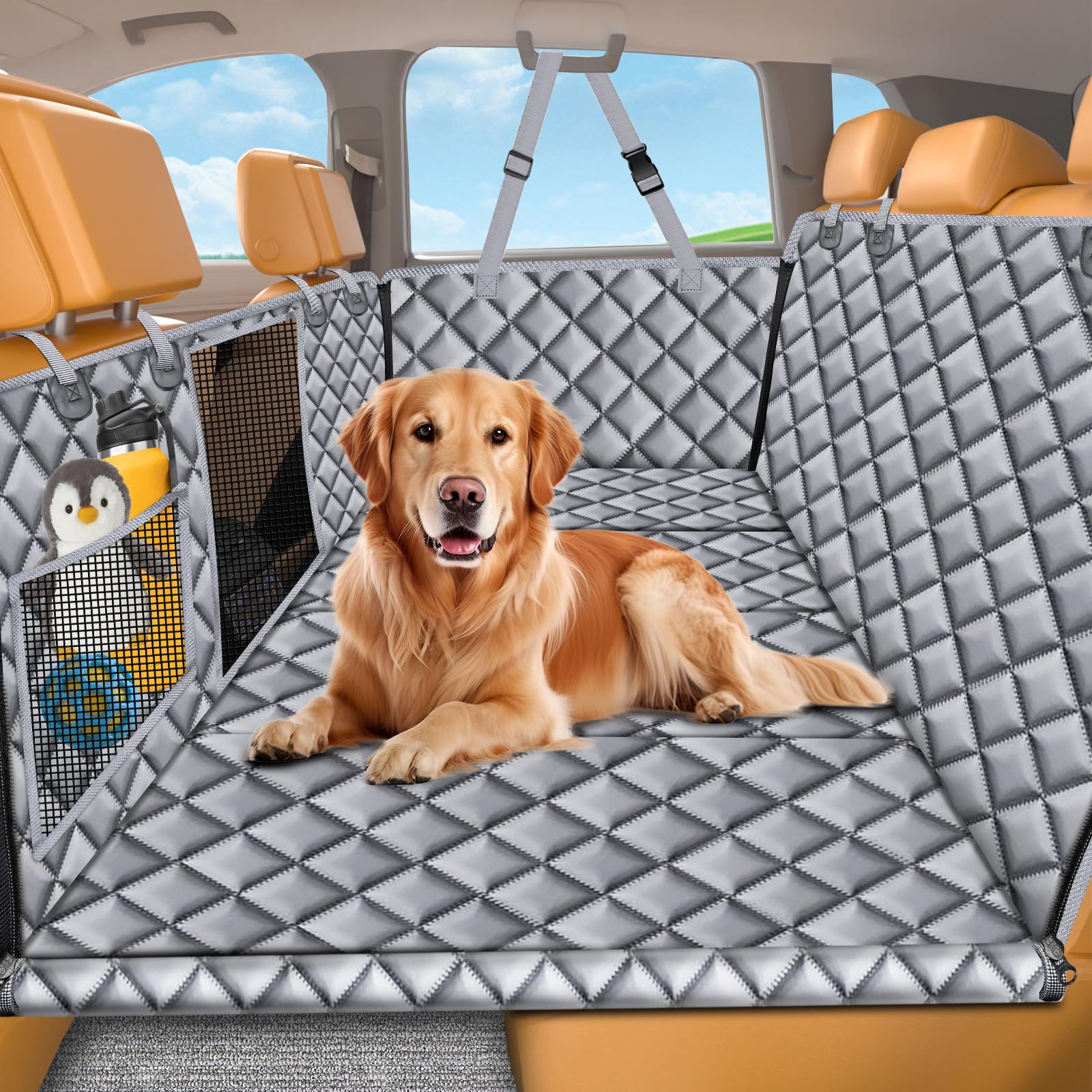 URPOWER extendeur de banquette arriere chien, espace plus securisé et confortable.
