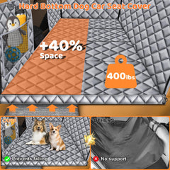URPOWER hamac chien avec bords lateraux zippes, empêche chute.