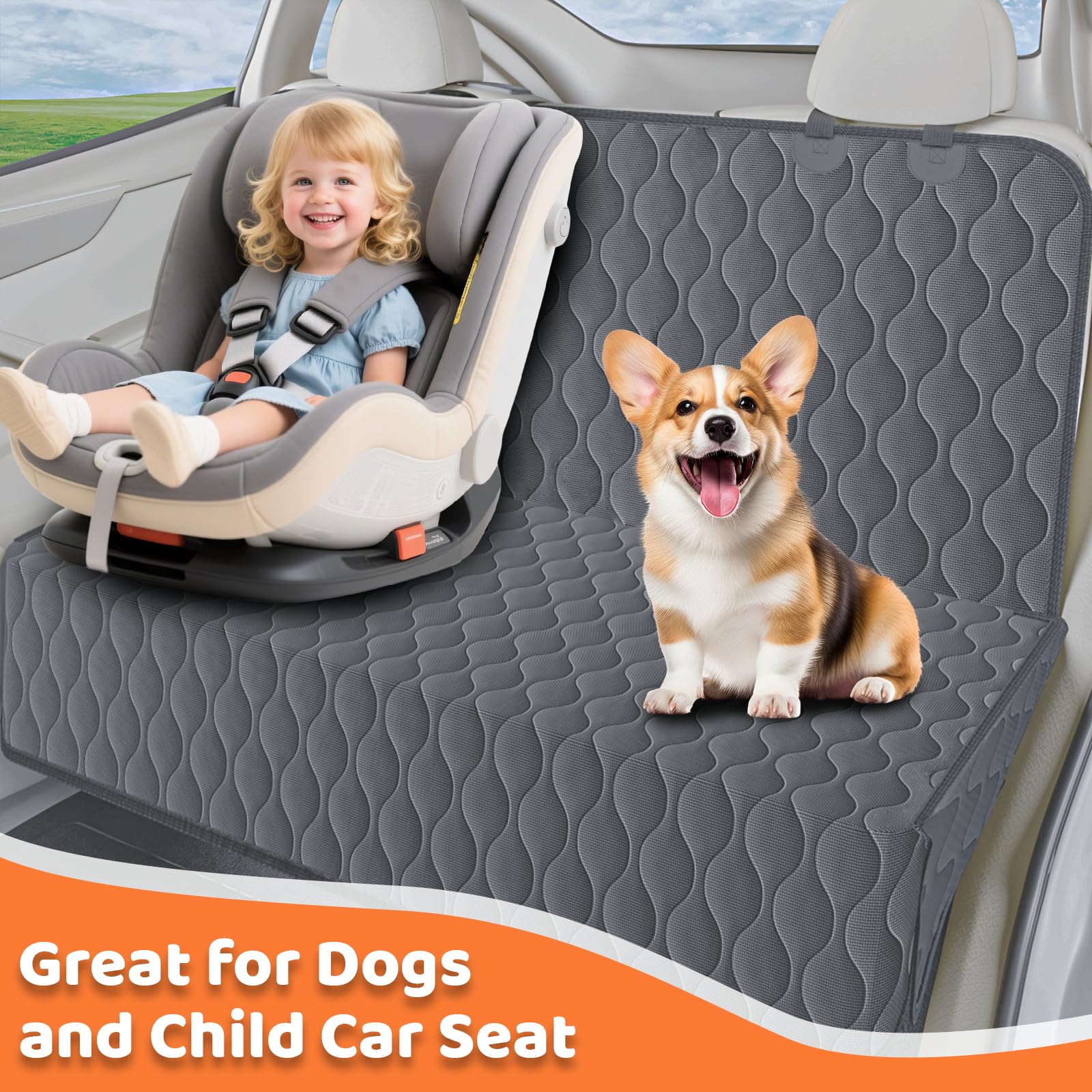 URPOWER couverture quatre couches imperméable, robuste et durable pour l'arriere du vehicule.