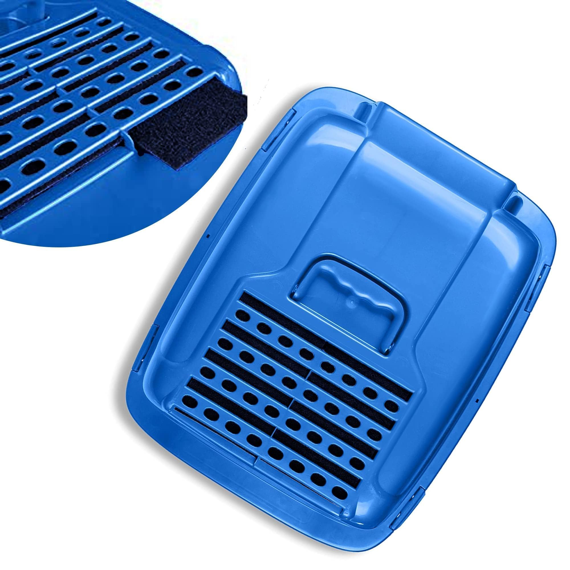 USEAMIE filtre litière CP77 enclos, filtration efficace des odeurs.