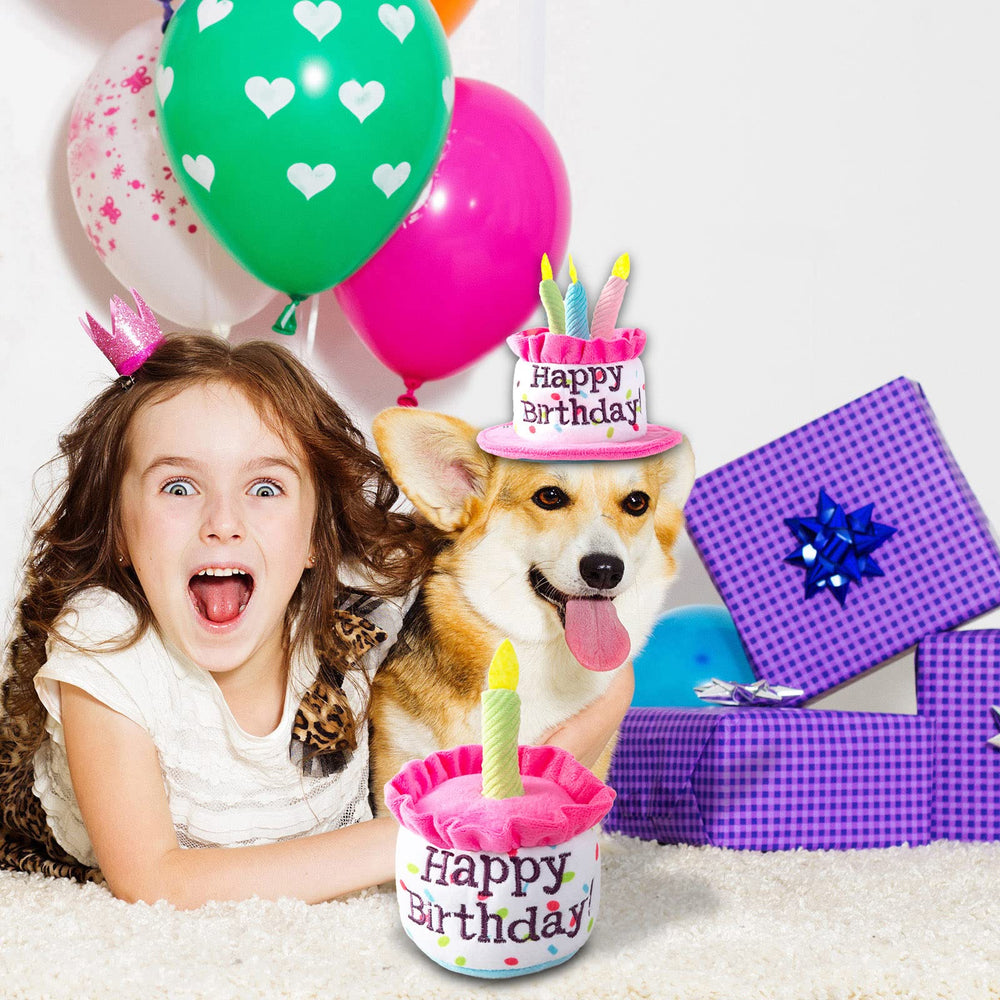 Ushang Pet gâteau-anniversaire-chien: coutures renforcées pour jeu sûr et durable.