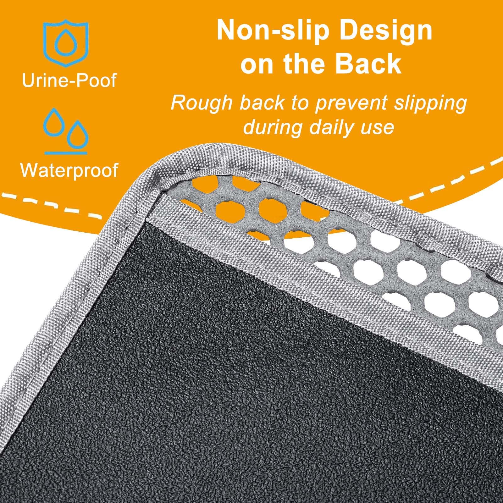 USHARP Tapis-litière Surface-pattes-douces: EVA sans odeur, doux pour les pattes.