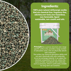 USKICH Backyard Deodorizer régénérable au soleil après pluie pour une absorption durable.