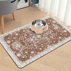 Usnfhcaw tapis alimentaire chat absorbant sécurise l’espace repas