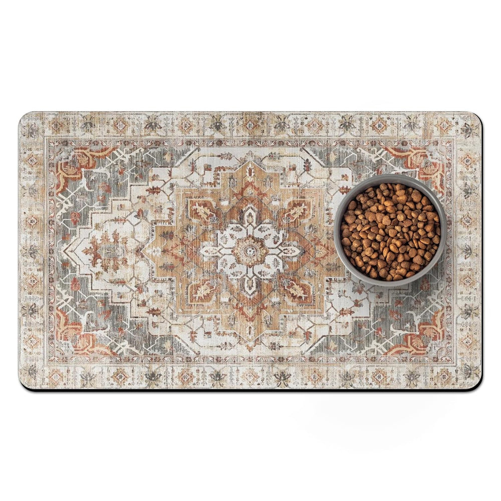 Usnfhcaw tapis-alimentation-absorbant: absorbant et rapide, protège les surfaces autour des gamelles.