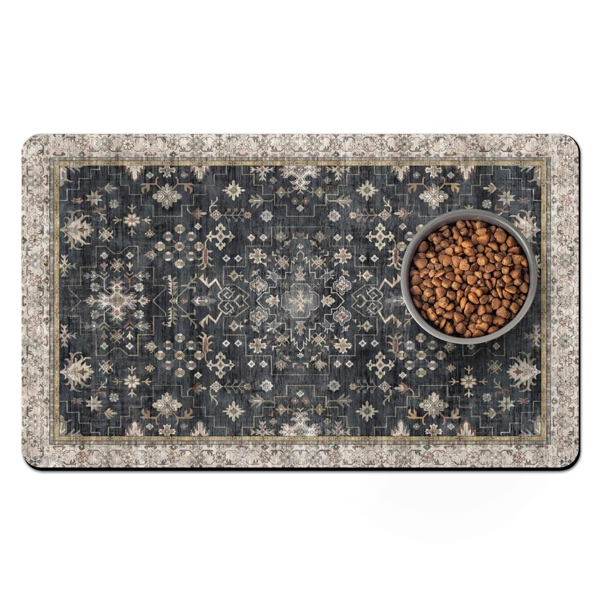 Tapis Usnfhcaw pour alimentation chien absorbant et sec.