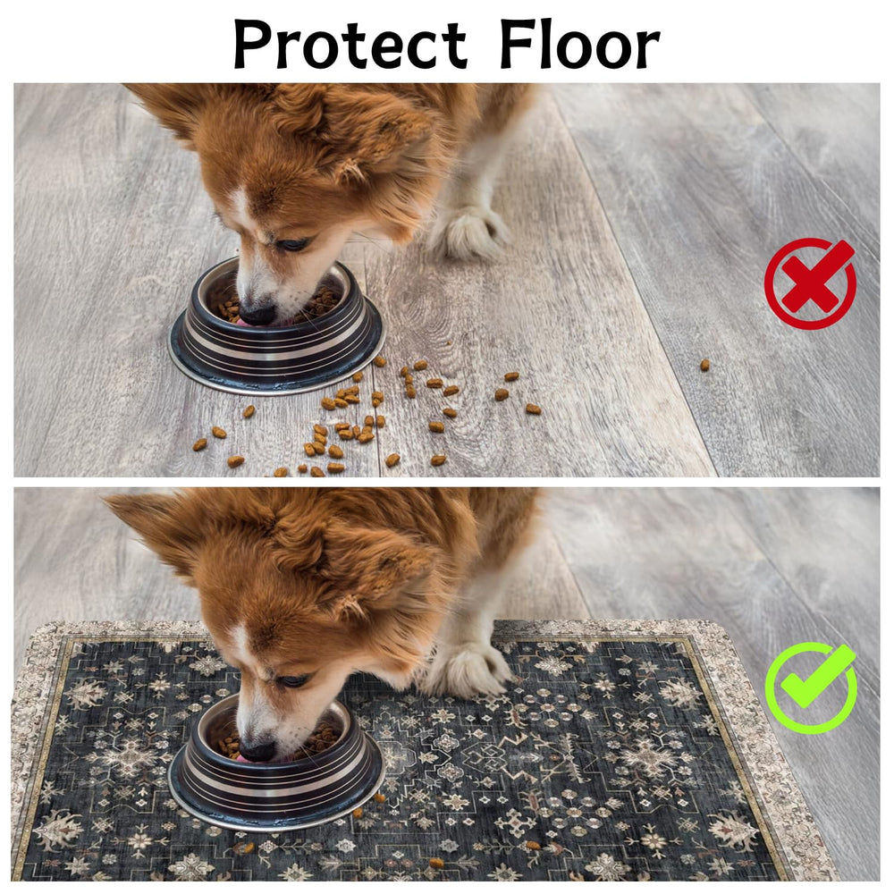 Tapis Usnfhcaw impermeable protège le sol et évite les dégâts.