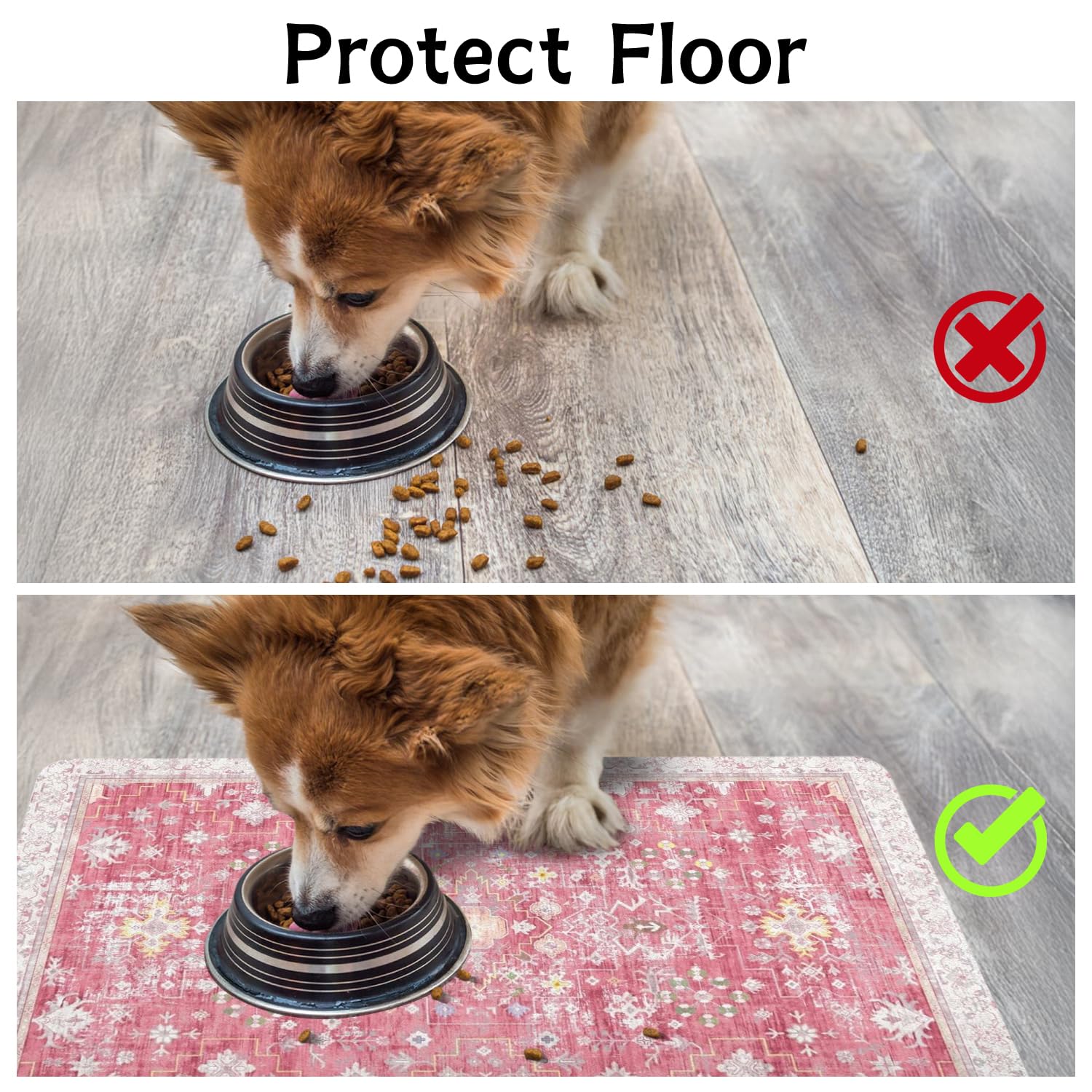 Usnfhcaw tapis imperméable – protège les sols et garde les pattes sèches
