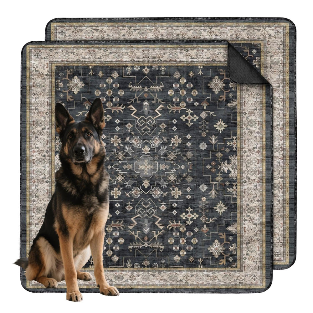 Usnfhcaw tapis lavables pour chiens, pack de 2, 48x48 cm, absorption rapide.