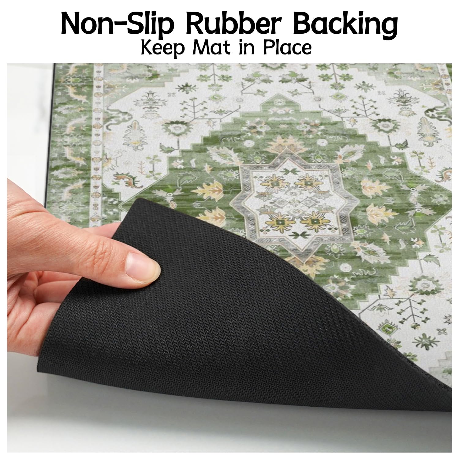 Usnfhcaw tapis design decoratif, ajoute du style à votre coin repas
