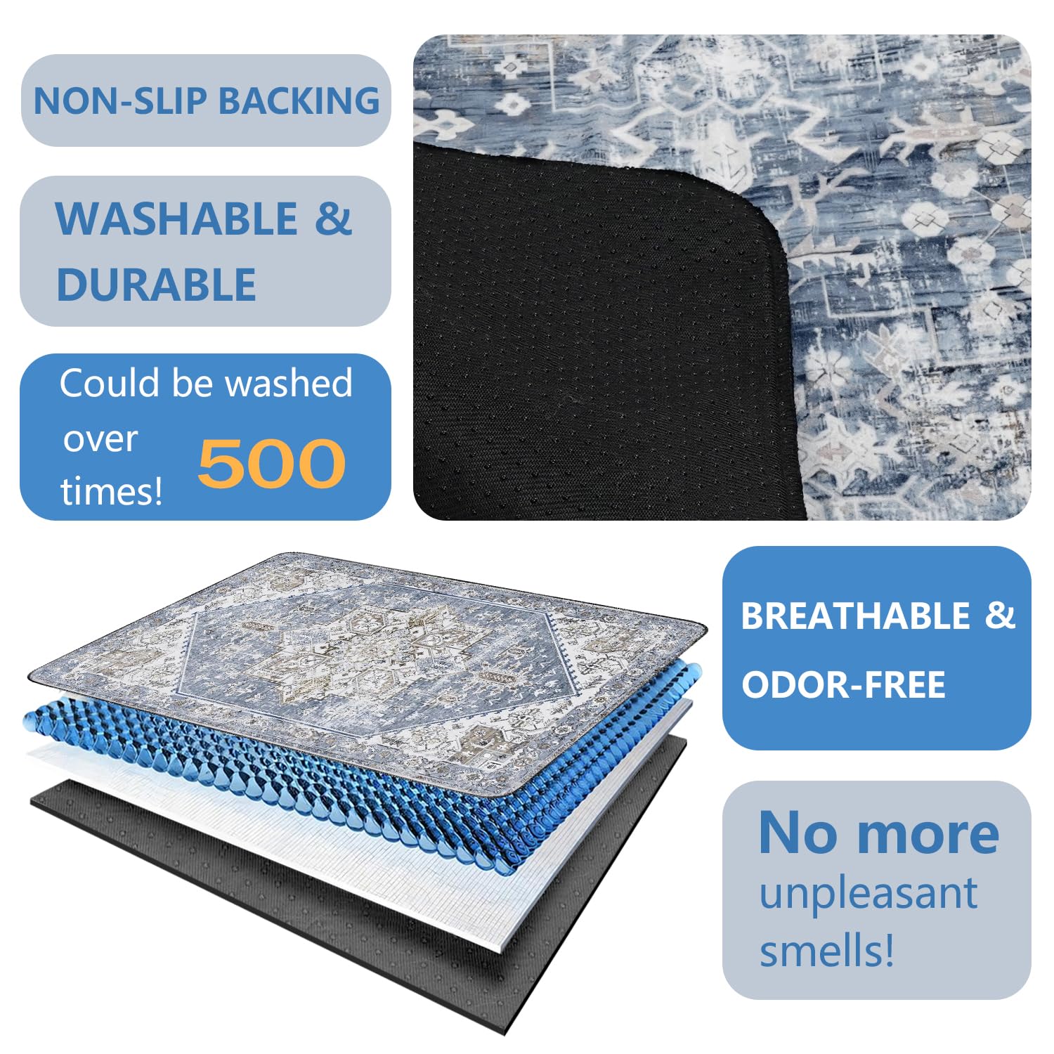 Usnfhcaw tapis-pipi chien surface douce pour le confort.