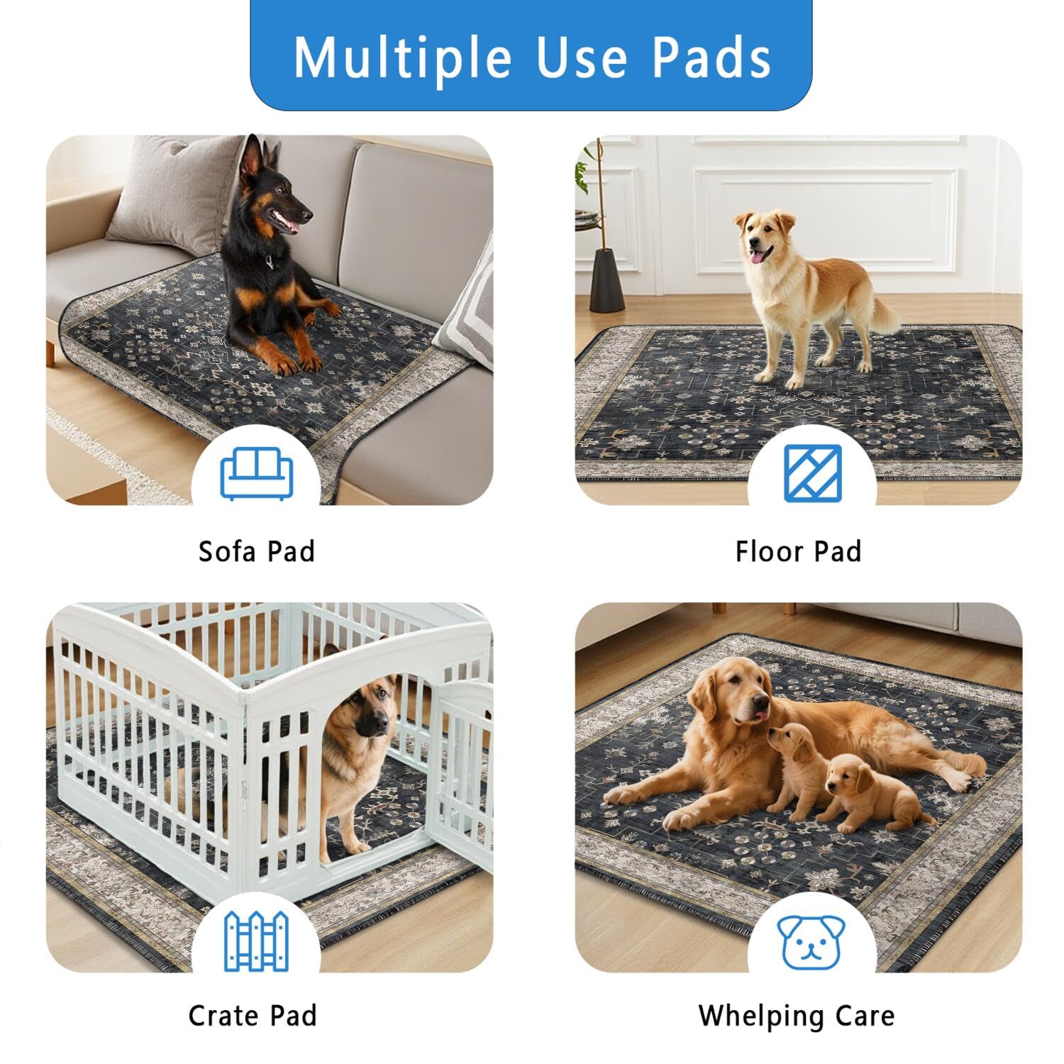 Usnfhcaw tapis polyvalent usage sol canapé voyage, pratique et entretien.