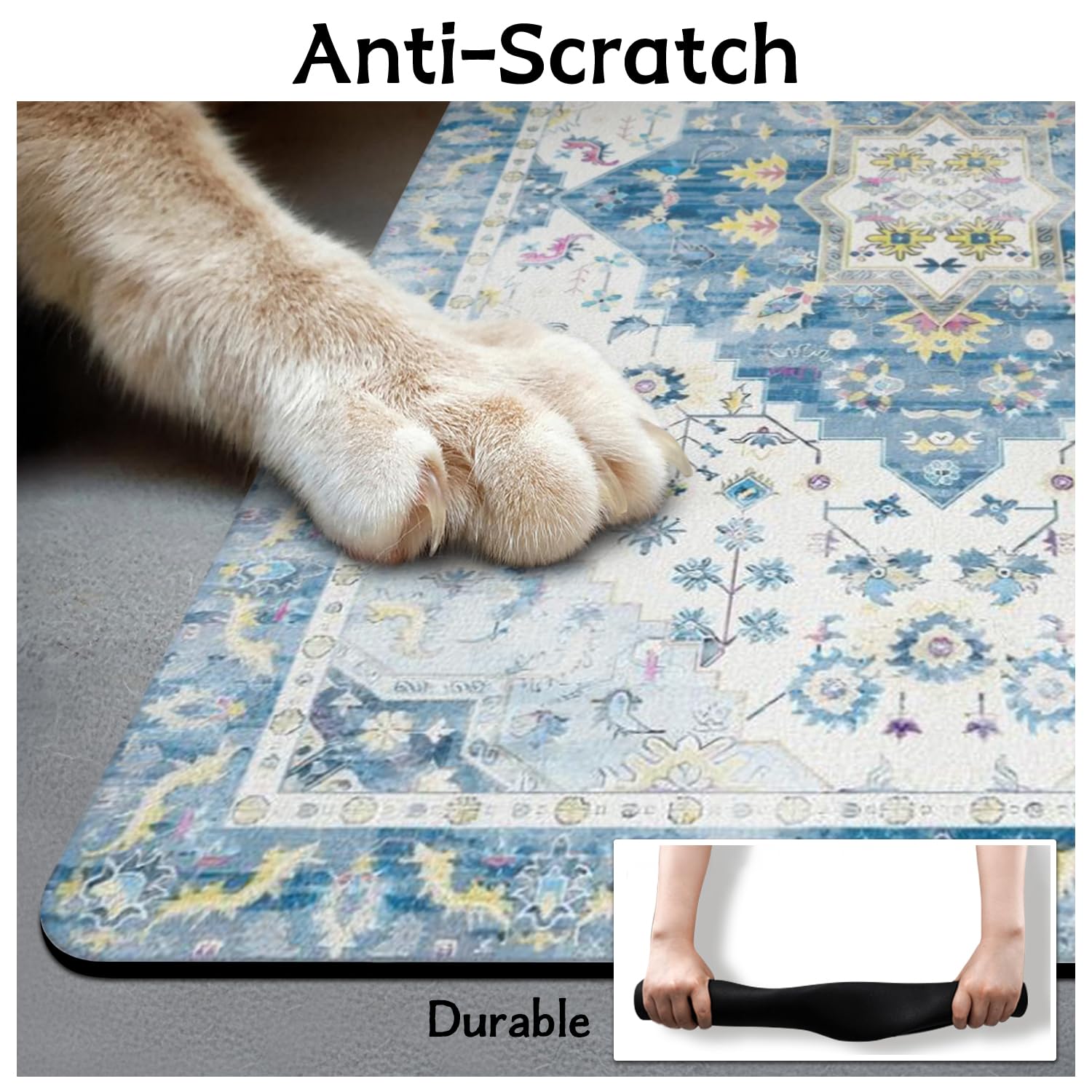 Usnfhcaw tapis-stable-distributeur: reste fiable sous les distributeurs et gamelles.