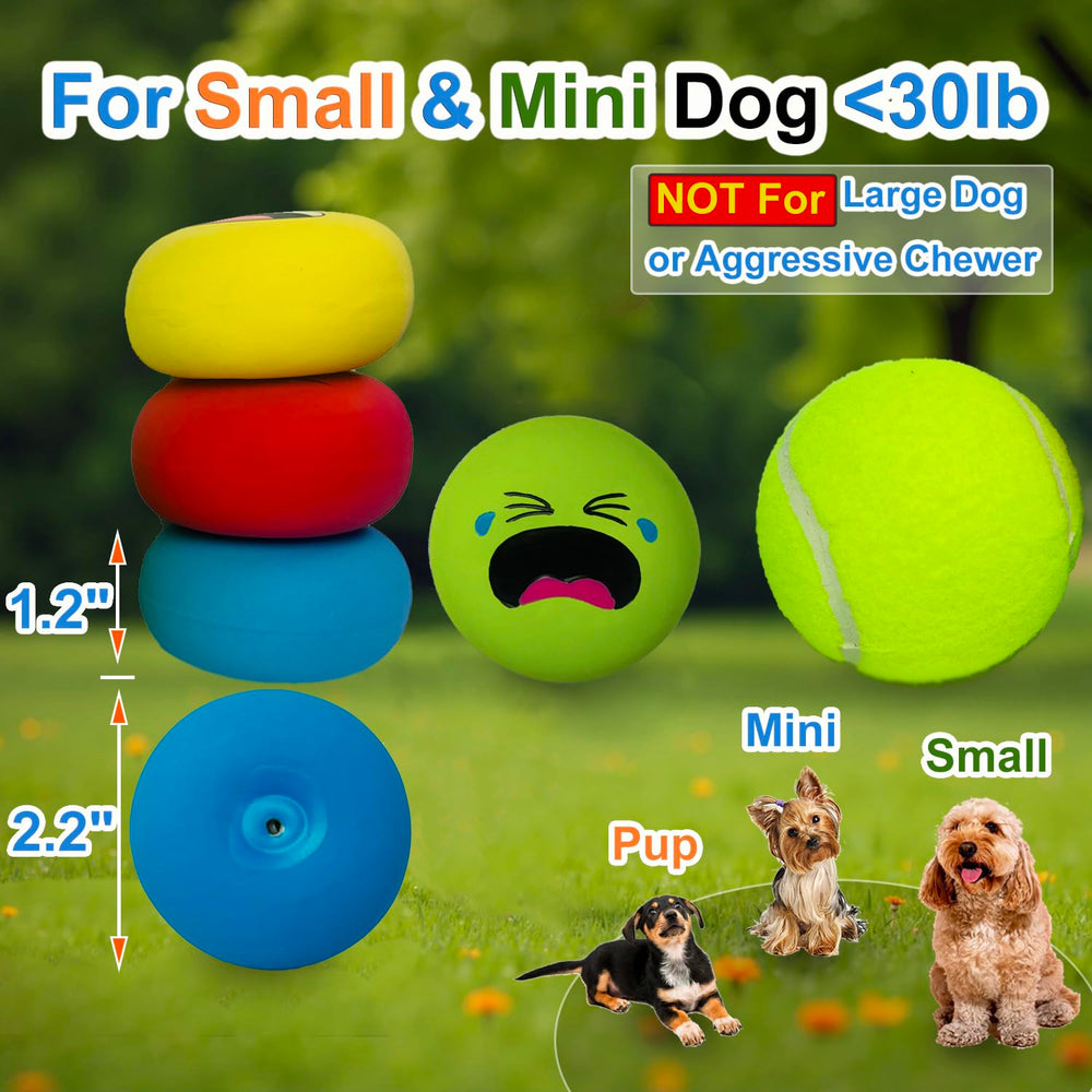 UTOMING: boule en latex petit chien, facile à nettoyer après les jeux.