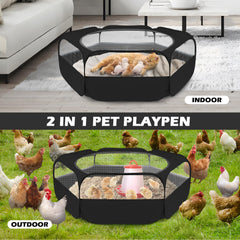 Cage d’exercice portable UWE, idéal pour sorties en plein air avec vos petits animaux.