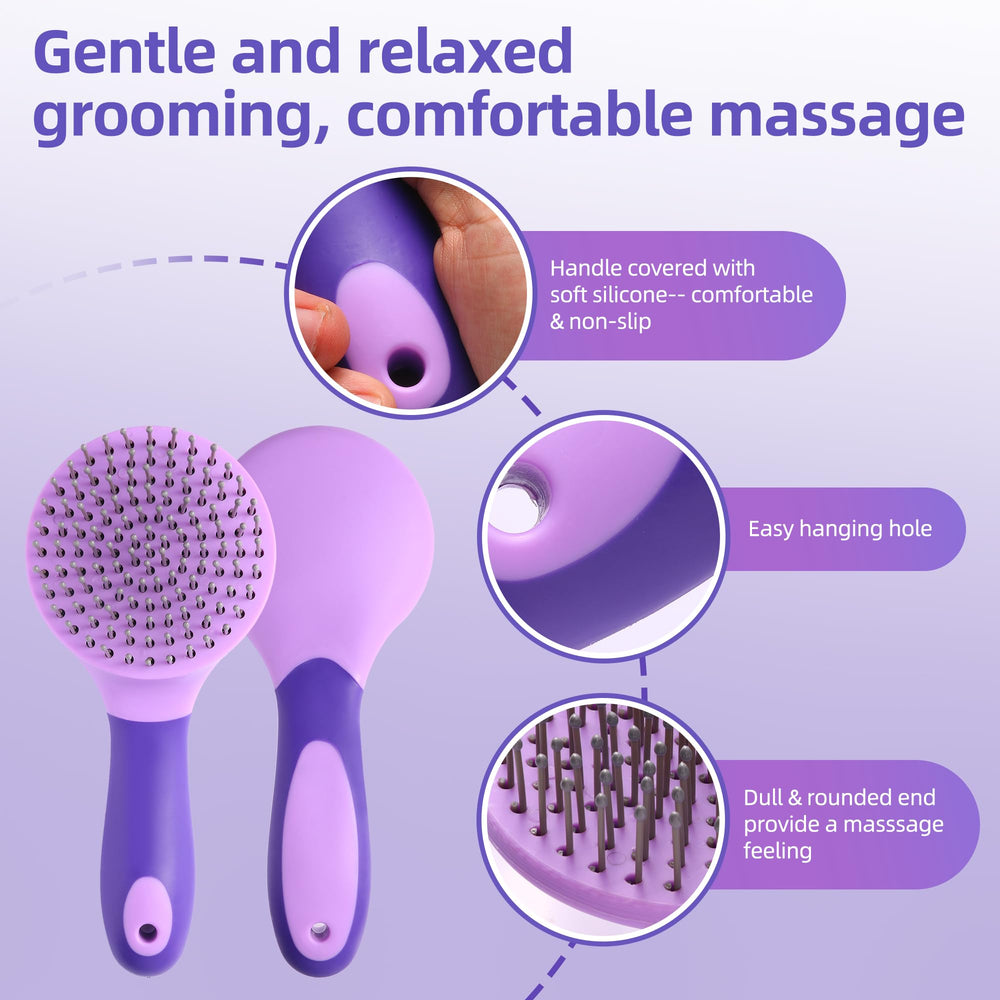 Brosse efficace et rapide pour démêler et assouplir le pelage.