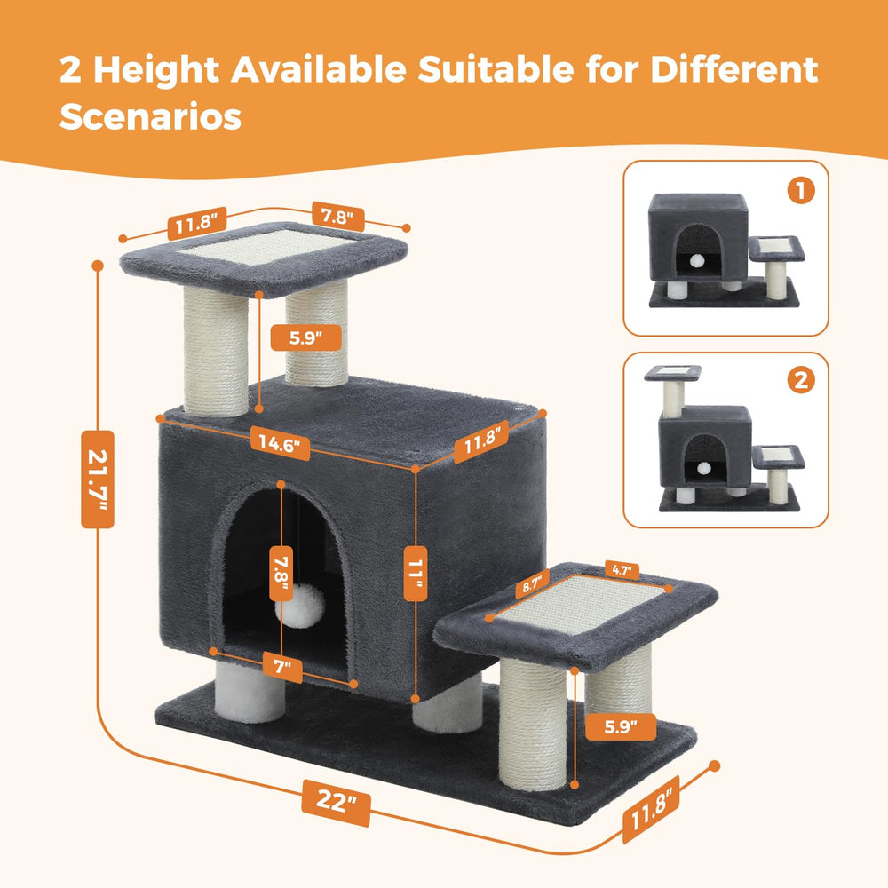 UYMI condo chaton espace repos pour miniature compagnon