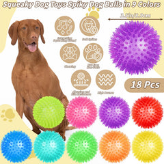Balles UZLU durables de 3,5 pouces pour chiens robustes et mordeurs.