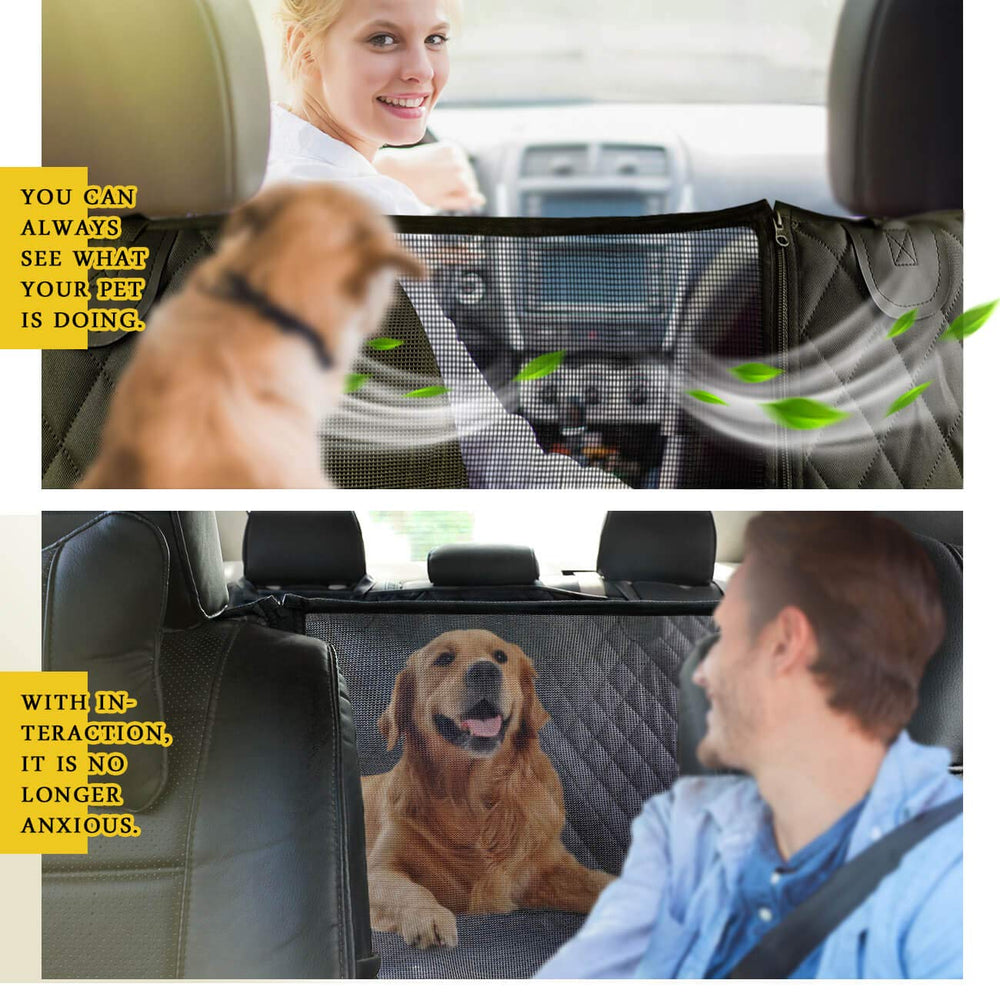 Hamac Vailge pour chien avec fenêtre mesh, circulation d'air améliorée.