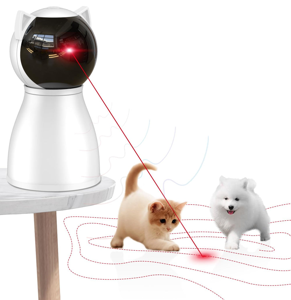 Valonii Chat Laser Aleatoire: stimulation de la chasse pour chats et chatons.