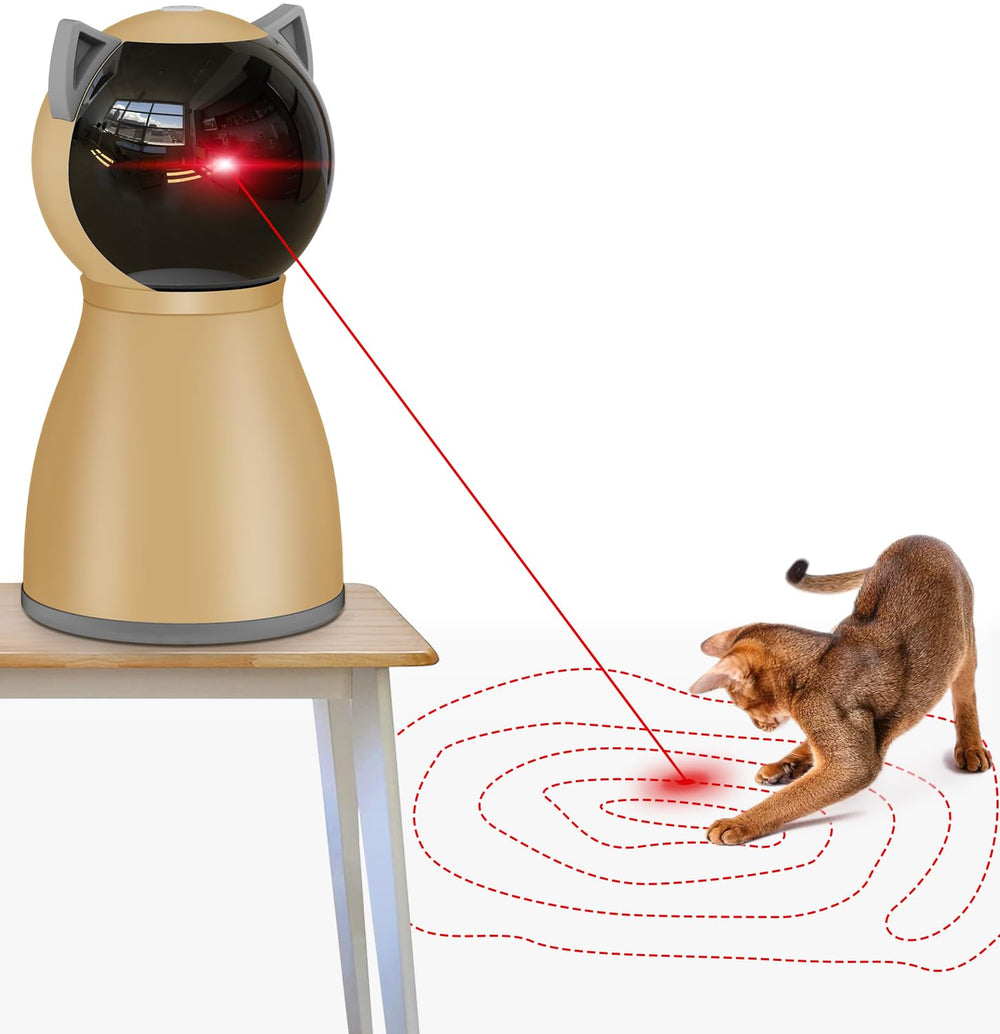 Valonii chat laser interactif — rotation horizontale stimule instinct de chasse.