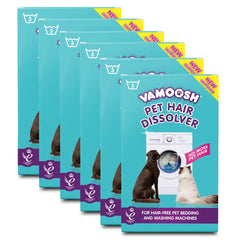 Sachets Vamoosh : élimination des poils de chien et chat pendant le lavage.