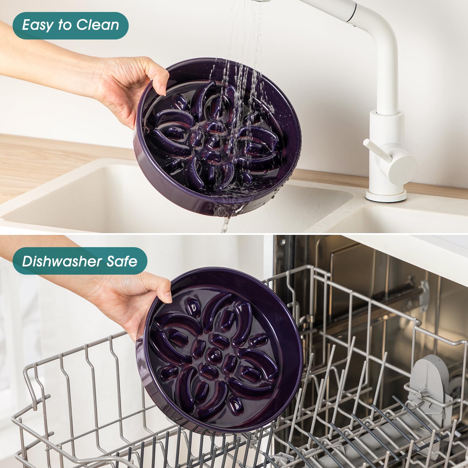 Bol en céramique durable Vancasso, plus sûr que le plastique.