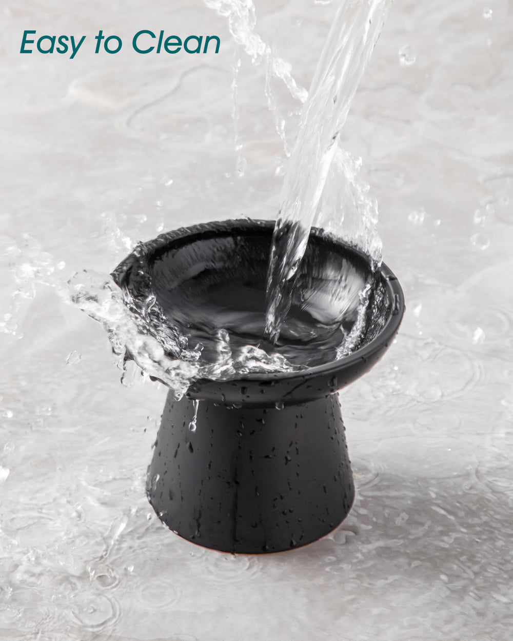 Deux bols: nourriture et eau séparés pour l’équilibre – Vancasso.