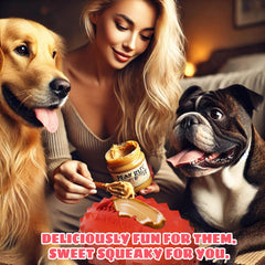 VANFINE: jouet-chien-saveur-boeuf pour attirer le chien vers le rongement.